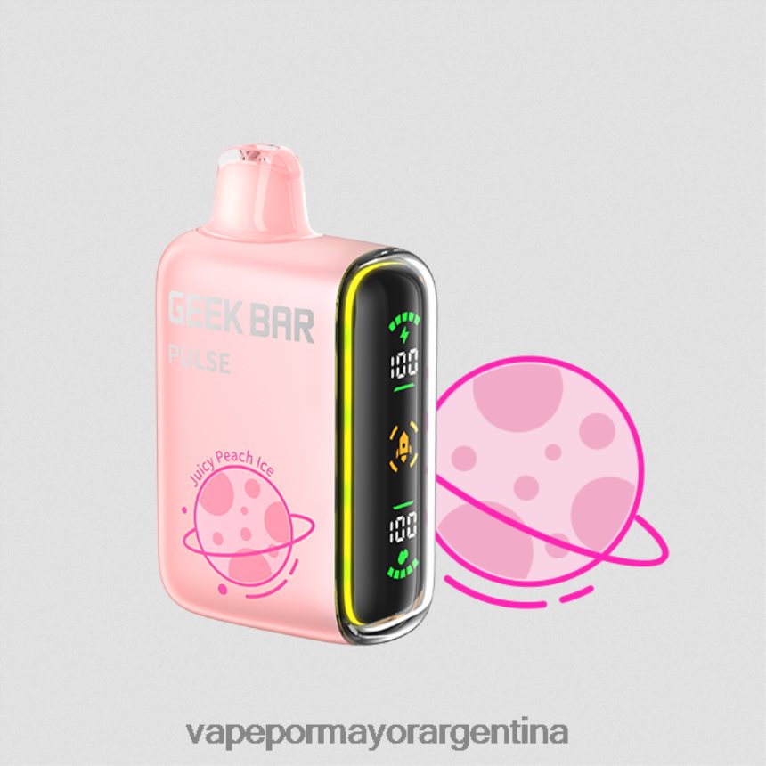 FDLPBF82 jugoso hielo de durazno - Vaporizador Desechable Al Por Mayor GEEK BAR Pulse edición planeta 7500 inhalaciones/15000 inhalaciones