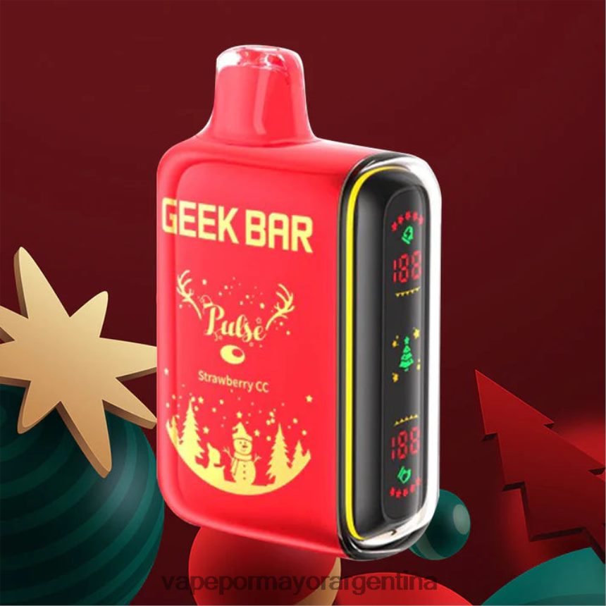 FDLPBF86 fresa cc - Tienda De Vapeo Al Por Mayor GEEK BAR Pulse edición navideña 7500 inhalaciones/15000 inhalaciones