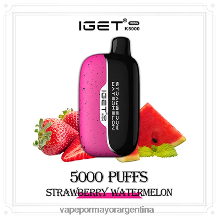 Productos De Vapeo Al Por Mayor - IGET Moon k5000 X6HR4V9 sandia fresa