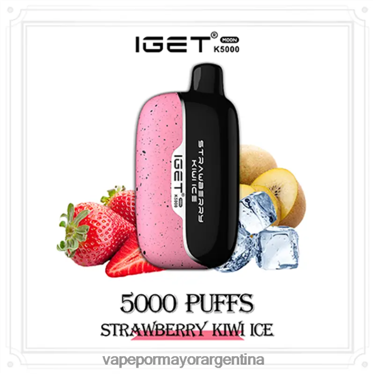 Tienda De Vapeo Al Por Mayor - IGET Moon k5000 X6HR4V18 hielo de fresa y kiwi