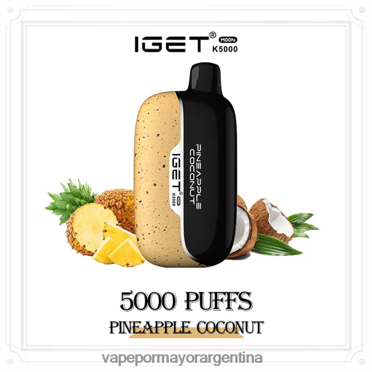 Vapeo Al Por Mayor - IGET Moon k5000 X6HR4V16 coco piña