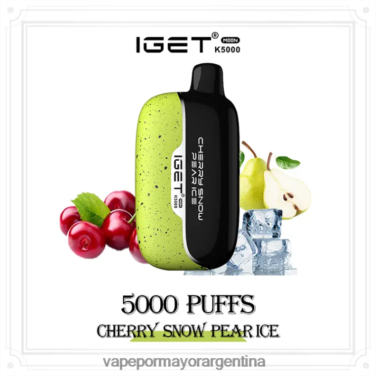 Venta De Vaporizadores Al Por Mayor - IGET Moon k5000 X6HR4V5 cereza nieve pera hielo