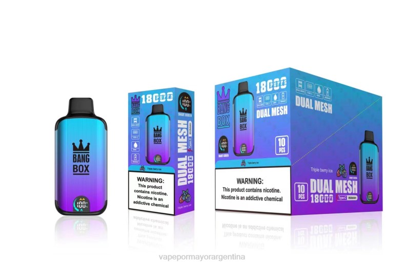 Distribuidor Vapeo Al Por Mayor - Bang Box 18000 bocanadas hielo de triple baya 8B6095