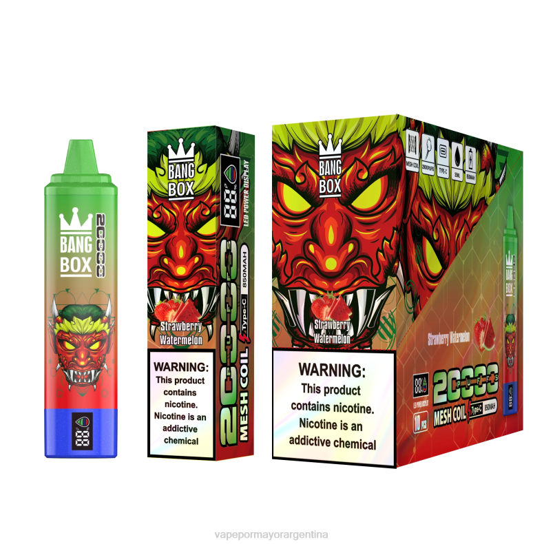 Distribuidor Vapeo Al Por Mayor - Bang Box 20000 sandia fresa 8B6052