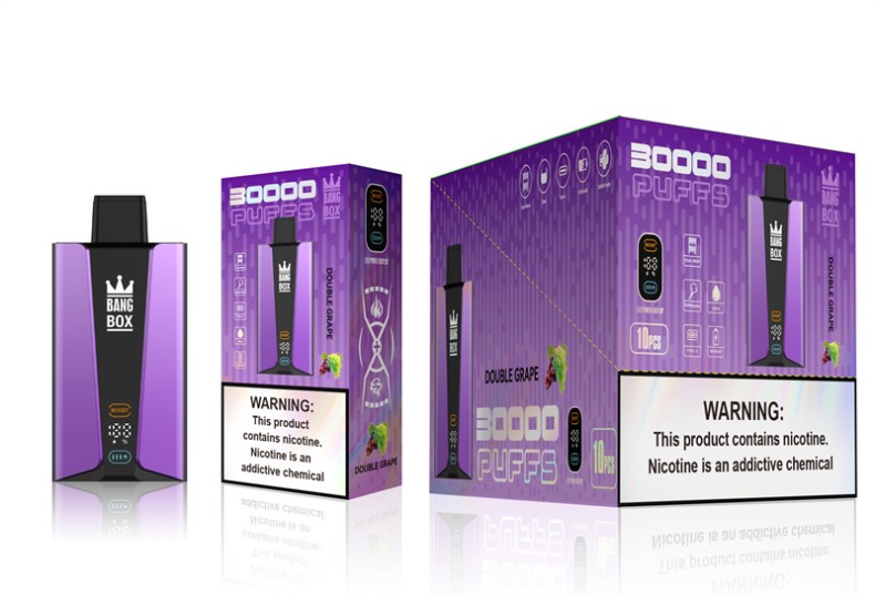 Distribuidor Vapeo Al Por Mayor - Bang Box Pantalla inteligente de 30000 inhalaciones uva doble 8B6085