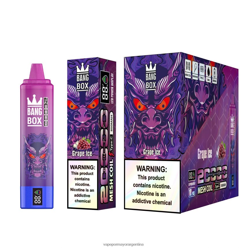 FDLPBF130 hielo de uva - Vape Argentina Bang Box 20000