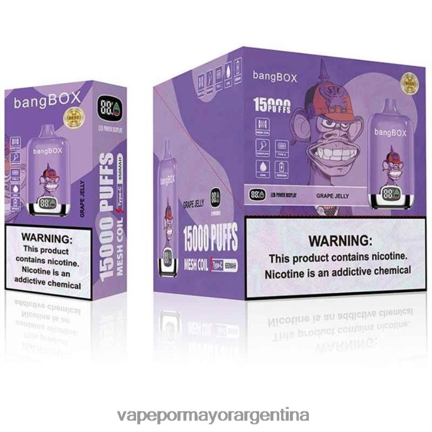 FDLPBF142 mermelada de uva - Vaporizador Desechable Al Por Mayor Bang Box 15000