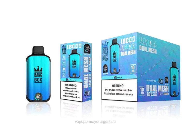Vape Argentina - Bang Box 18000 bocanadas hielo de arándanos 8B6090
