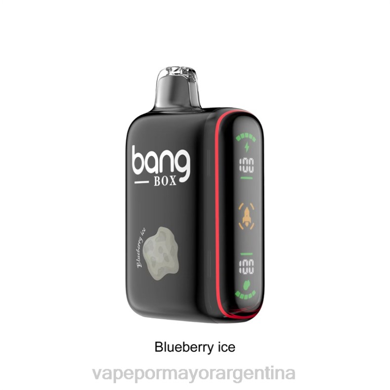 Vape Argentina - Bang Box Pantalla de potencia inteligente de 9000-18000 inhalaciones hielo de arándanos 8B6032