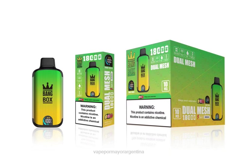 Vape Por Mayor Argentina - Bang Box 18000 bocanadas sandia mango durazno 8B6089