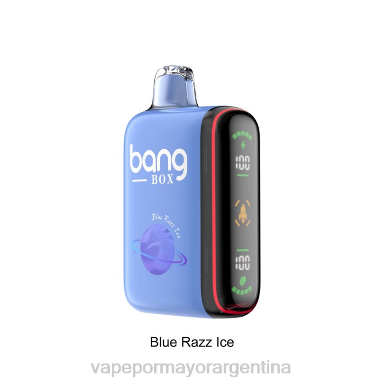 Vapeo Al Por Mayor - Bang Box Pantalla de potencia inteligente de 9000-18000 inhalaciones hielo azul 8B6026