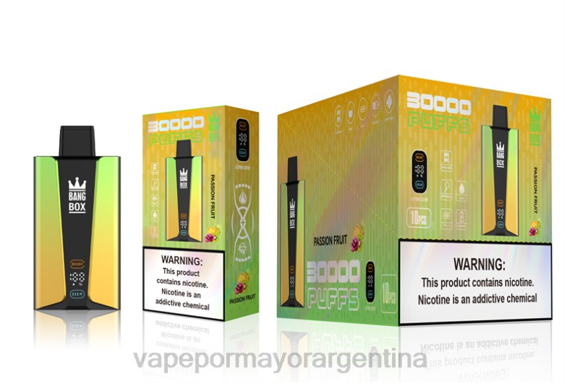 Vapeo Al Por Mayor - Bang Box Pantalla inteligente de 30000 inhalaciones granadilla 8B6084