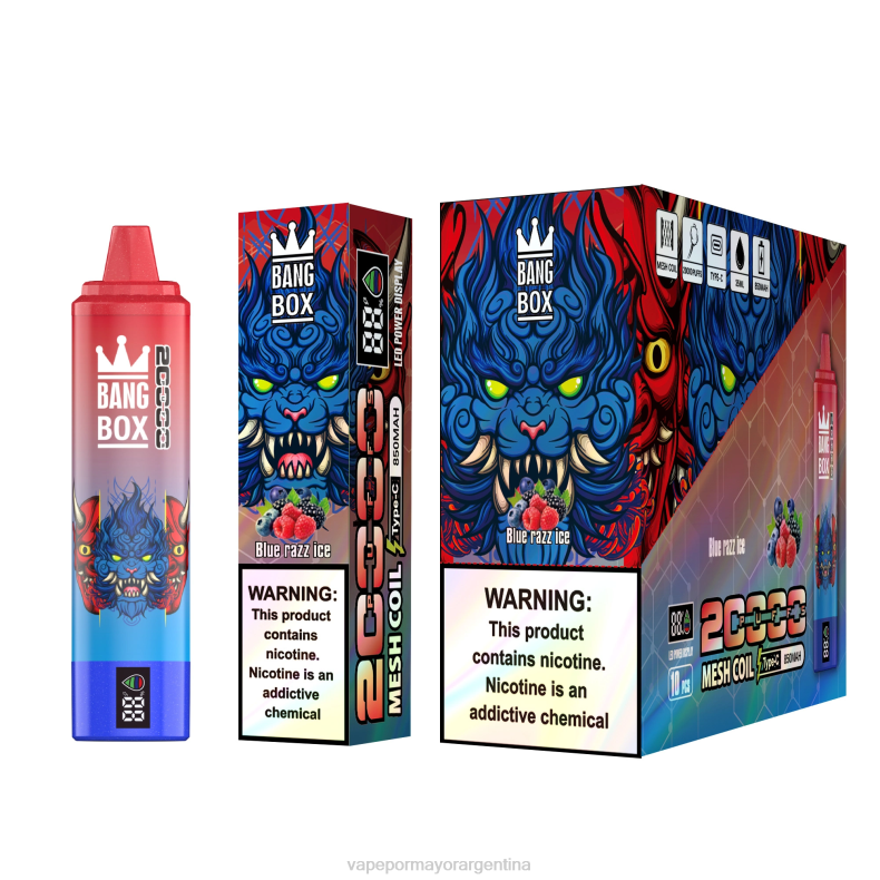 Vaporizador Al Por Mayor - Bang Box 20000 hielo azul 8B6059