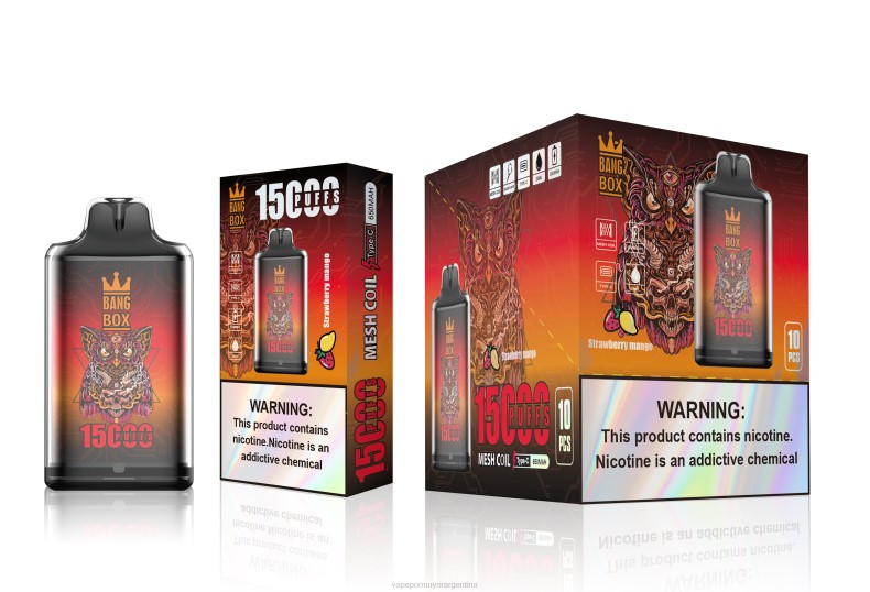 Vaporizador Al Por Mayor - Bang Box s1-15000 bocanadas mango fresa 8B60101