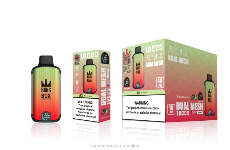 Vaporizador Desechable Al Por Mayor - Bang Box 18000 bocanadas kiwi fresa 8B6092