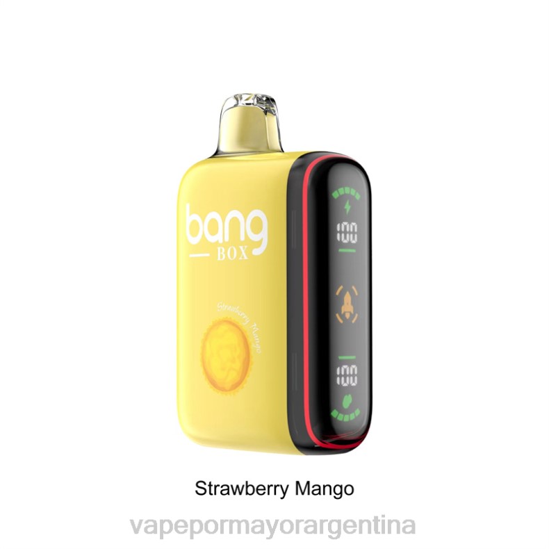 Venta De Vaporizadores Al Por Mayor - Bang Box Pantalla de potencia inteligente de 9000-18000 inhalaciones mango fresa 8B6035