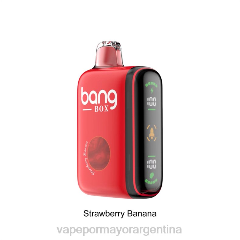 Venta De Vaporizadores Al Por Mayor - Bang Box Pantalla de potencia inteligente de 9000-18000 inhalaciones plátano fresa 8B6025