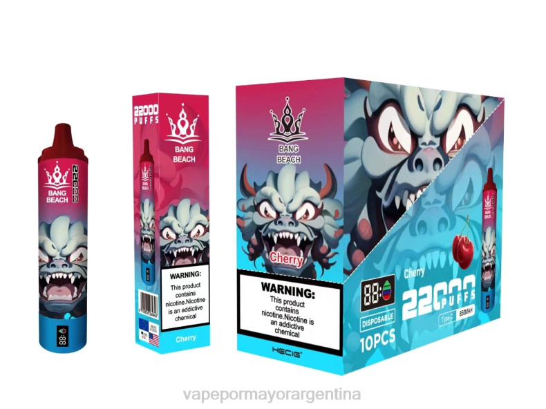 Distribuidor Vapeo Al Por Mayor - Bang Beach Pantalla inteligente de 22000 inhalaciones cereza 8B6017