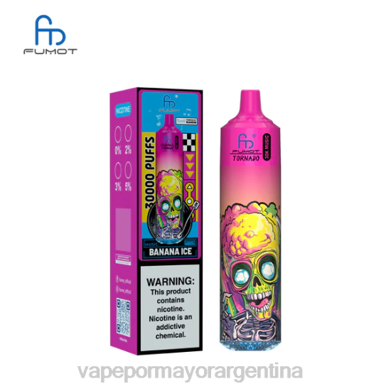 Vape Por Mayor Argentina - Fumot Tornado música de 30k hielo de plátano 244N1
