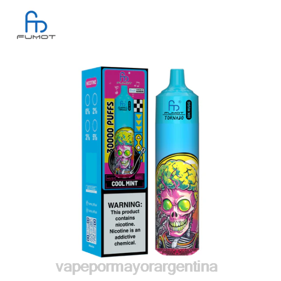 Vape Recargable - Fumot Tornado música de 30k menta fresca 244N10