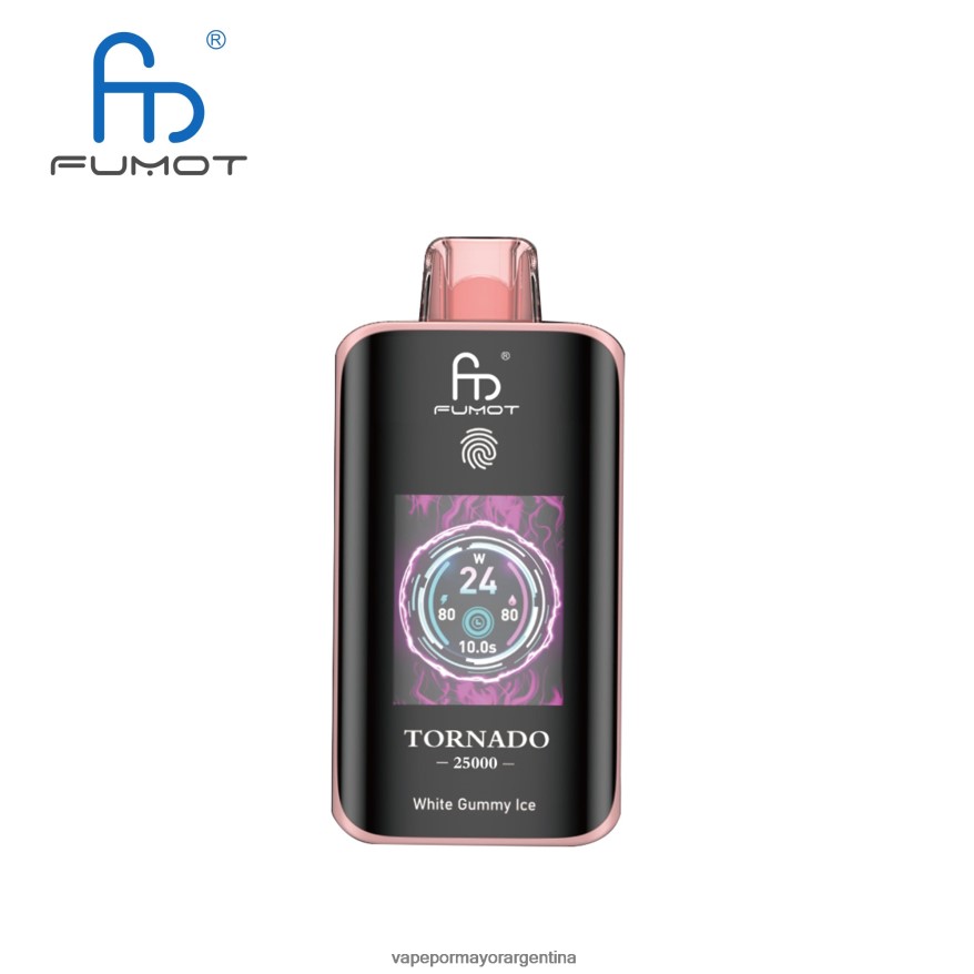 Vaporizador Desechable Al Por Mayor - Fumot Tornado 25000 vaporizadores desechables hielo gomoso blanco T8PP4414