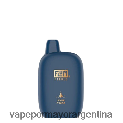 Vape Recargable - FLUM PEBBLES 6000 caladas (edición navideña) agrio xmax RRT88N10