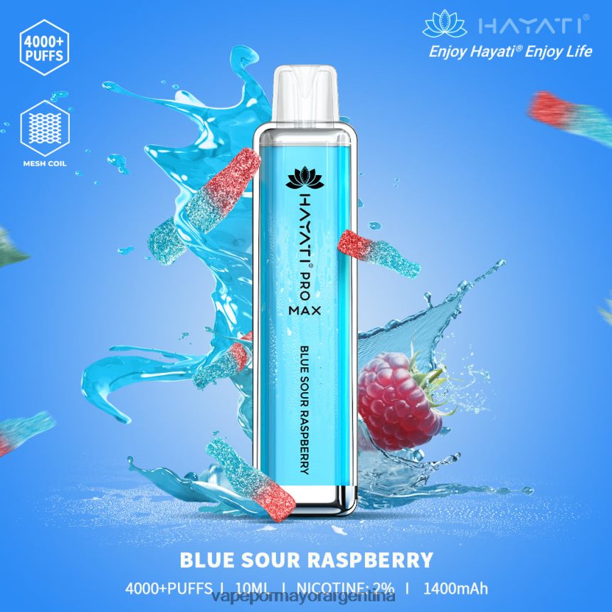 FDLPBF150 frambuesa agria azul - Vape Argentina Hayati Pro Max 4000