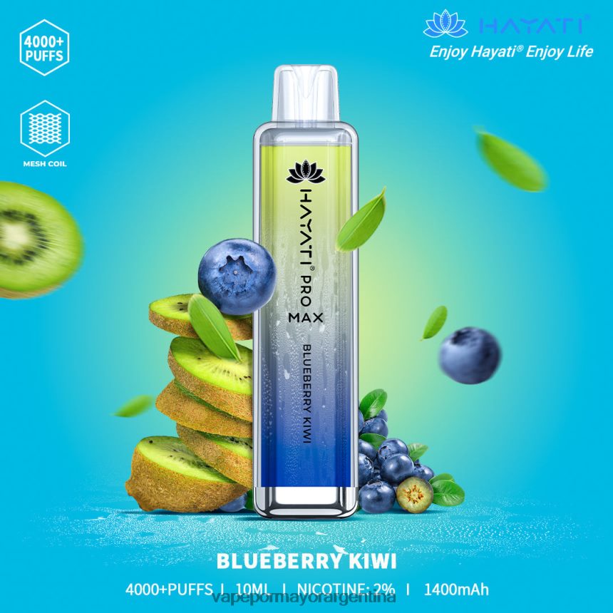 FDLPBF152 kiwi de arándanos - Vaporizador Desechable Al Por Mayor Hayati Pro Max 4000