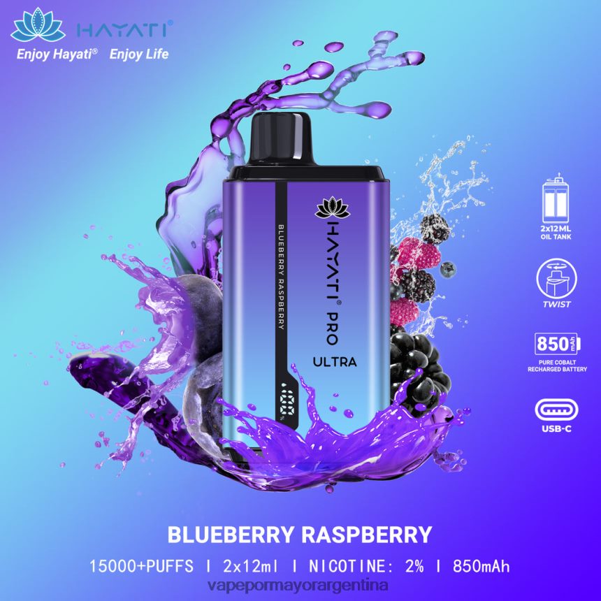 FDLPBF201 frambuesa arándano - Vaporizador Al Por Mayor Hayati Pro Ultra