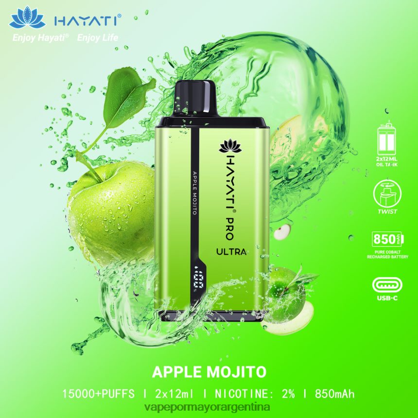 FDLPBF205 mojito de manzana - Distribuidor Vapeo Al Por Mayor Hayati Pro Ultra