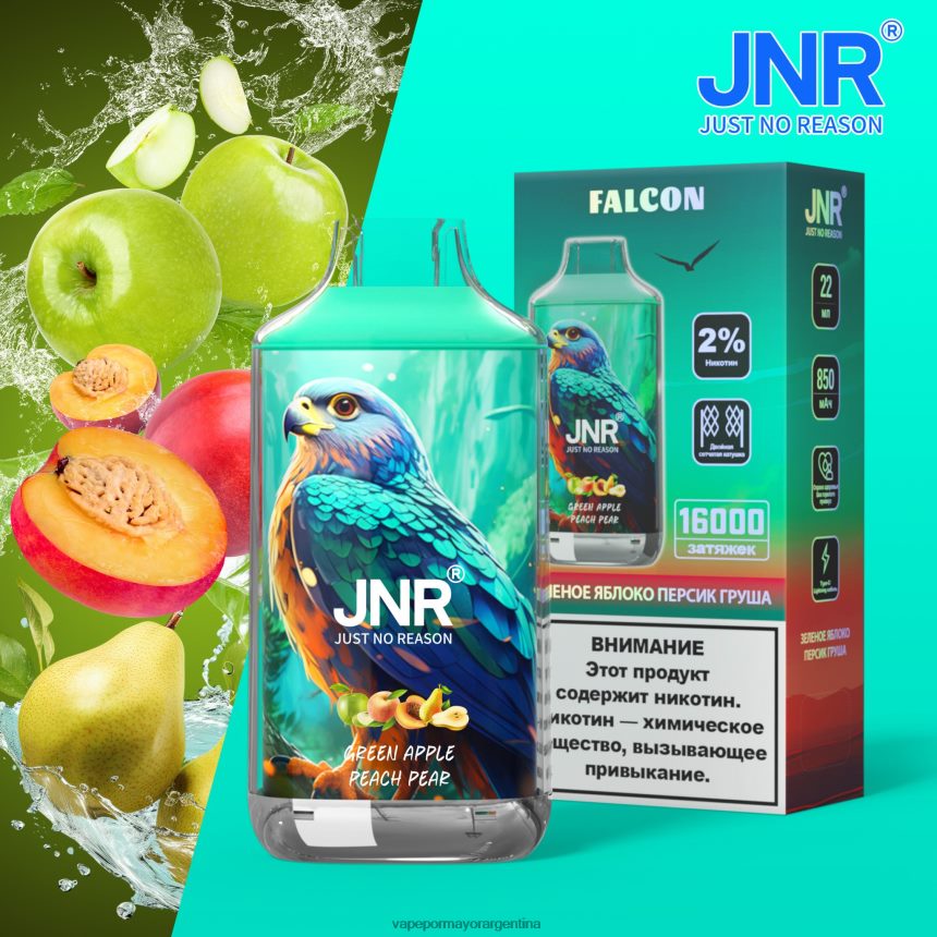 FDLPBF705 manzana verde melocotón pera - Distribuidor Vapeo Al Por Mayor JNR FALCON