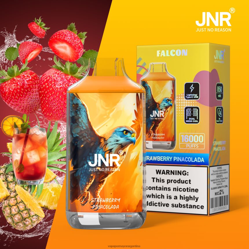 FDLPBF718 piñacolada de fresa - Vape Recargable JNR FALCON