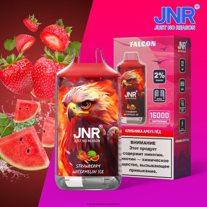 FDLPBF719 hielo de sandia fresa - Vape Por Mayor Argentina JNR FALCON