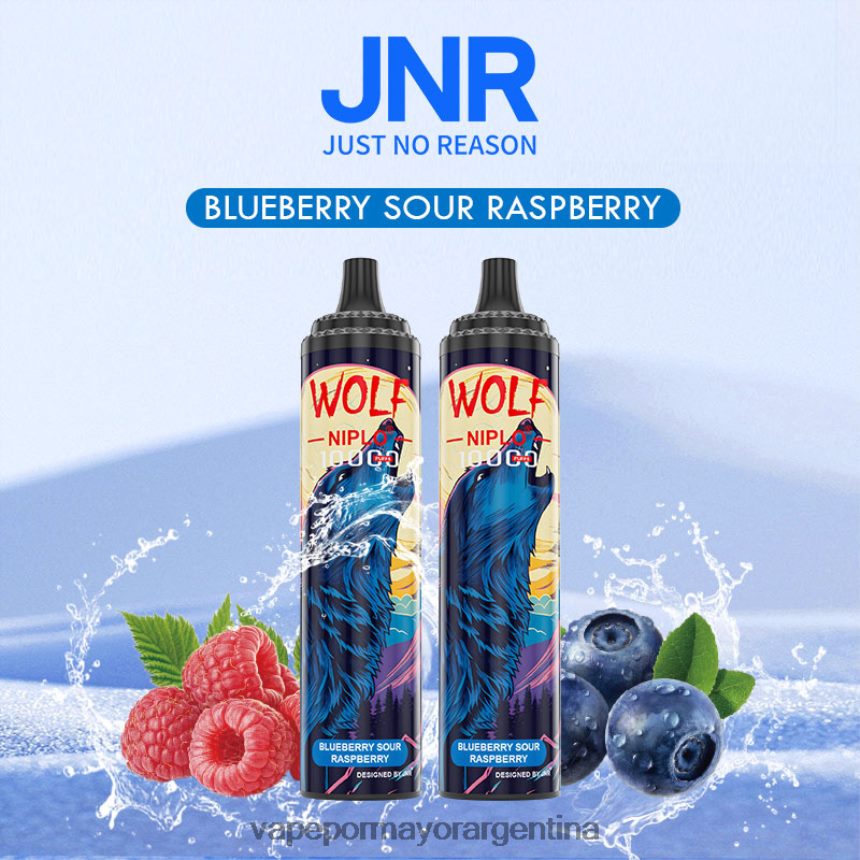 FDLPBF762 arándano frambuesa agria - Vaporizador Desechable Al Por Mayor JNR WOLF NIPLO