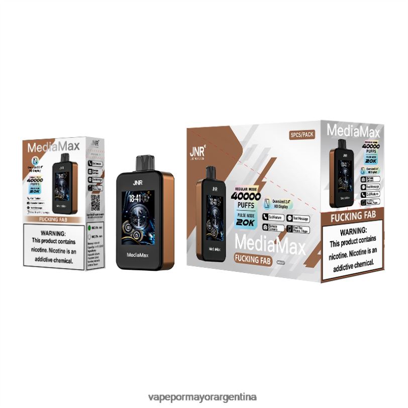 PV0DZR13 JNR MediaMax bocanada de 40k jodidamente fabuloso - Vape Official Website