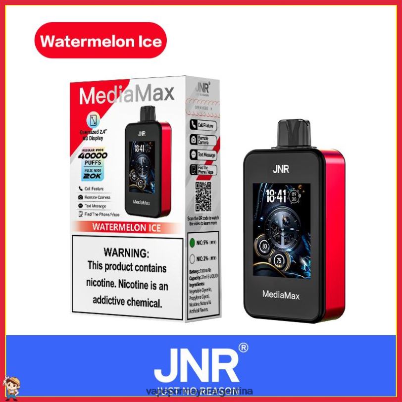 PV0DZR18 JNR MediaMax bocanada de 40k hielo de sandia - Vape Store