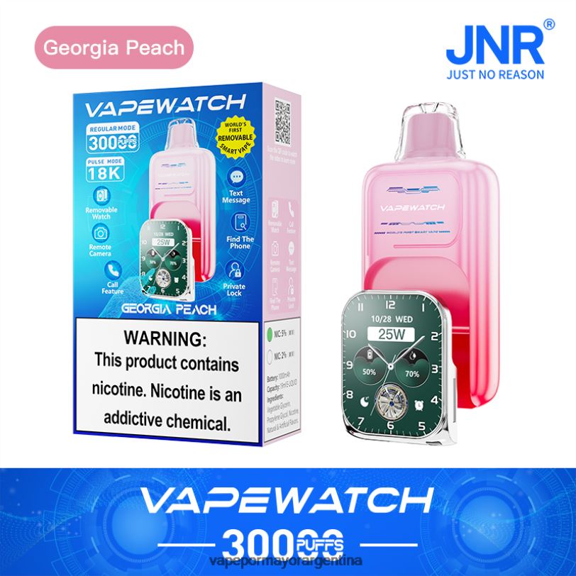PV0DZR3 JNR reloj vapeador melocotón de georgia - Vape Online Argentina