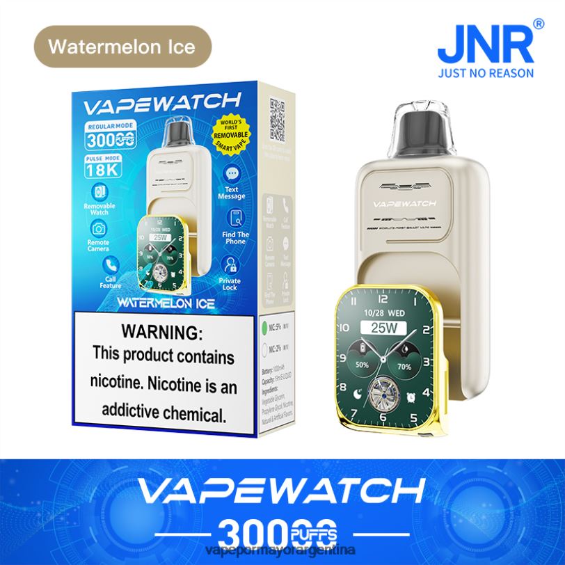 PV0DZR9 JNR reloj vapeador hielo de sandia - Vape Store