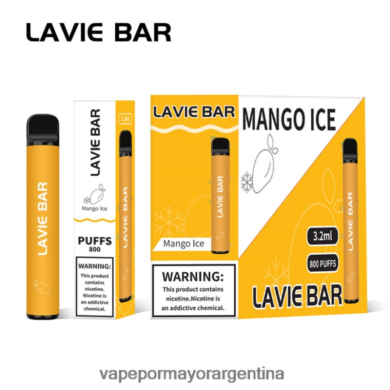 Productos De Vapeo Al Por Mayor - LAVIE BAR 800 bocanadas 04HZV0309 hielo de mango