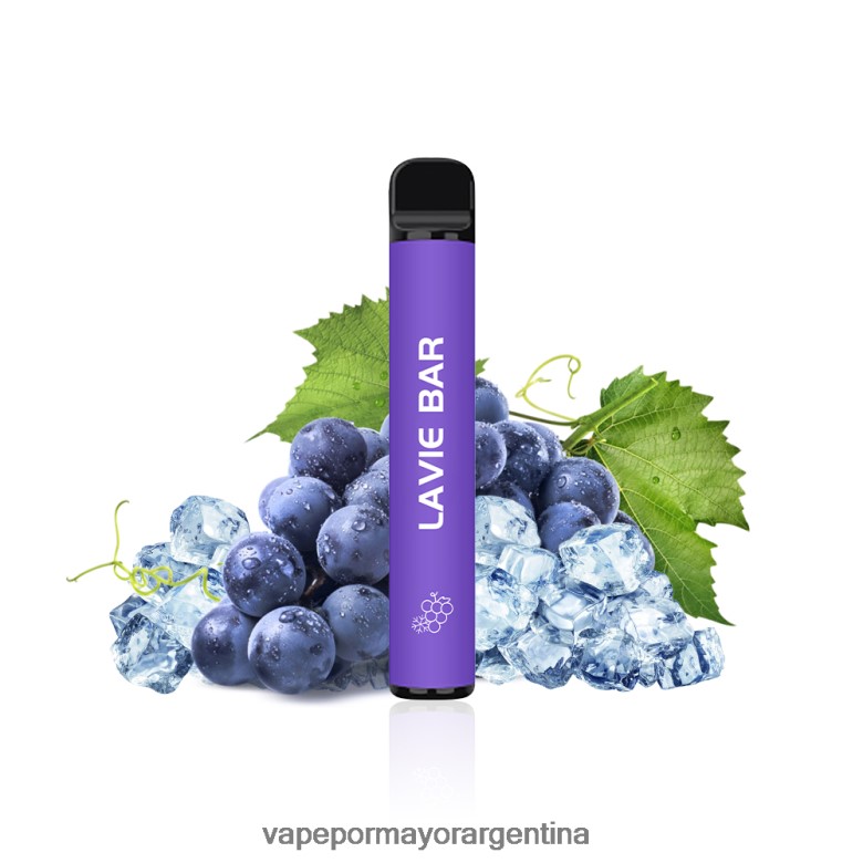 Vape Argentina - LAVIE BAR Versión al 2% 800 inhalaciones 04HZV0322 hielo de uva