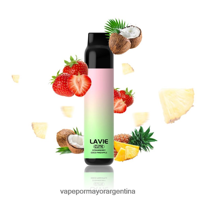 Vape Por Mayor Argentina - LAVIE BAR 3000 bocanadas 04HZV0291 fresa coco manzana