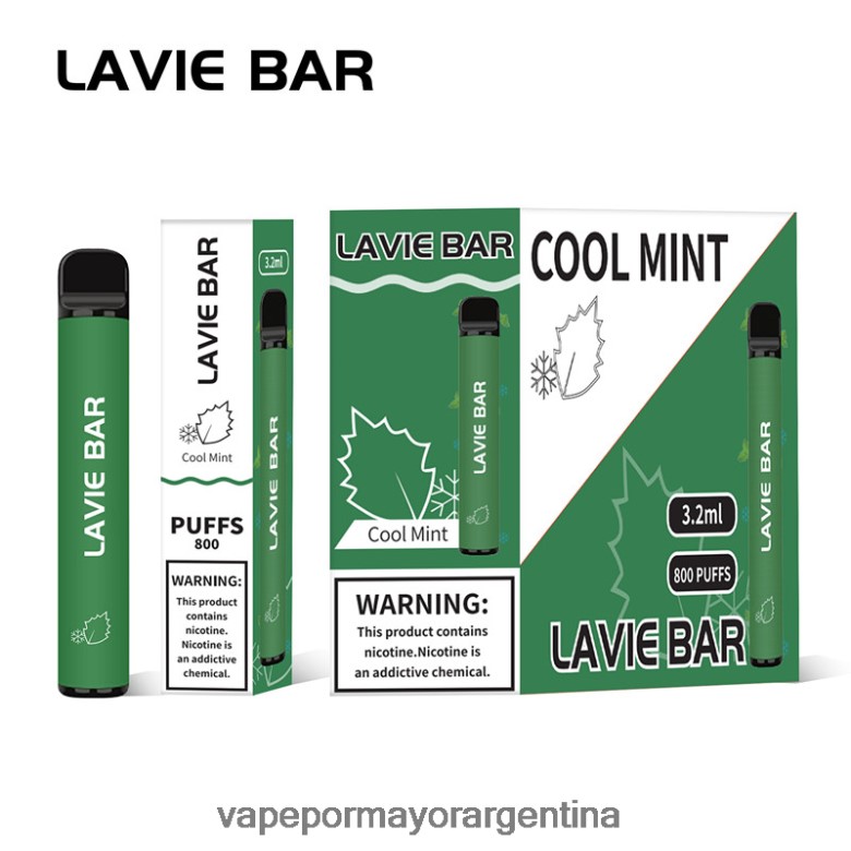 Vape Por Mayor Argentina - LAVIE BAR 800 bocanadas 04HZV0311 menta fresca