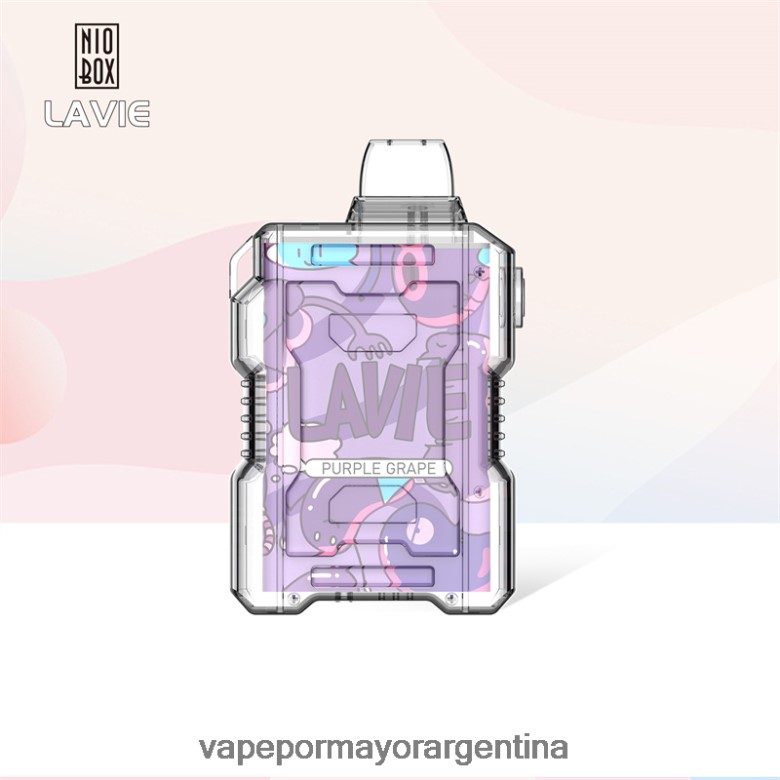 Vape Argentina - LAVIE NIO BOX 9000 bocanadas 04HZV0192 uva morada