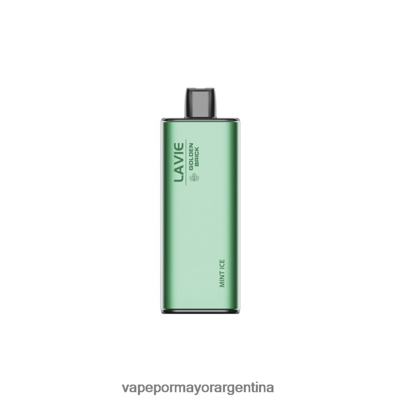 Vape Argentina - LAVIE GOLDEN BRICK 10000 bocanadas 04HZV062 hielo de menta