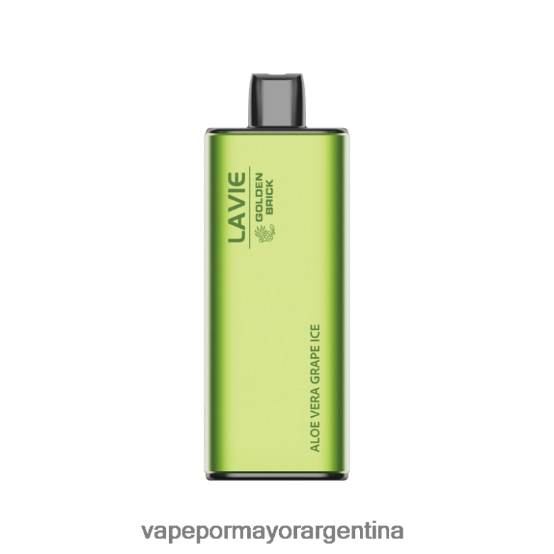 Vape Por Mayor Argentina - LAVIE GOLDEN BRICK 10000 bocanadas 04HZV051 hielo de uva aloe vera