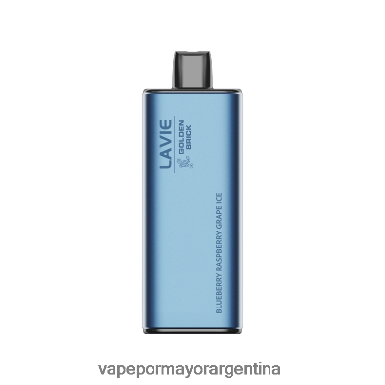 Vapeo Al Por Mayor - LAVIE GOLDEN BRICK 10000 bocanadas 04HZV056 arándano frambuesa uva hielo