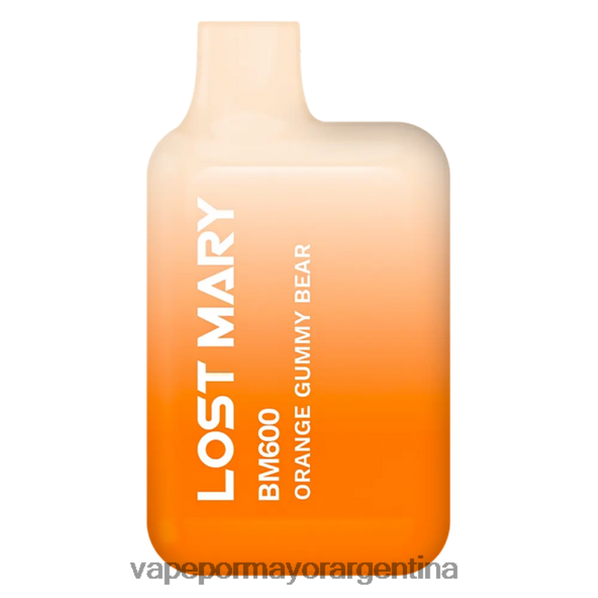 osito de goma naranja