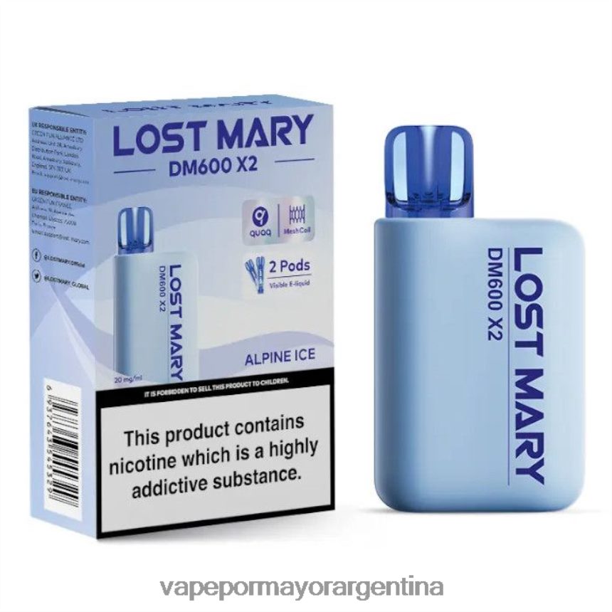 FDLPBF464 hielo alpino - Vapeo Al Por Mayor LOST MARY DM600 X2