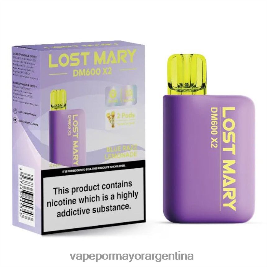 FDLPBF466 limonada azul razz - Tienda De Vapeo Al Por Mayor LOST MARY DM600 X2