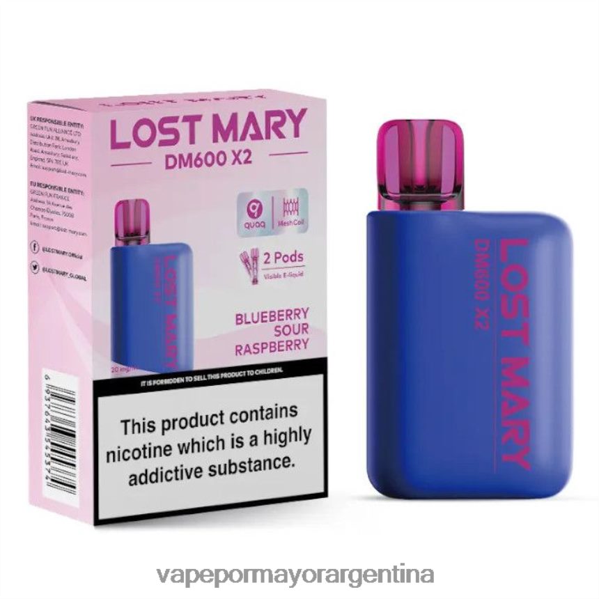 FDLPBF469 arándano frambuesa agria - Vape Por Mayor Argentina LOST MARY DM600 X2
